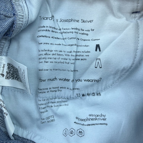 Triarchy x Josephine Skriver Two Tone Jeans N212-5 - Picture 7 of 11